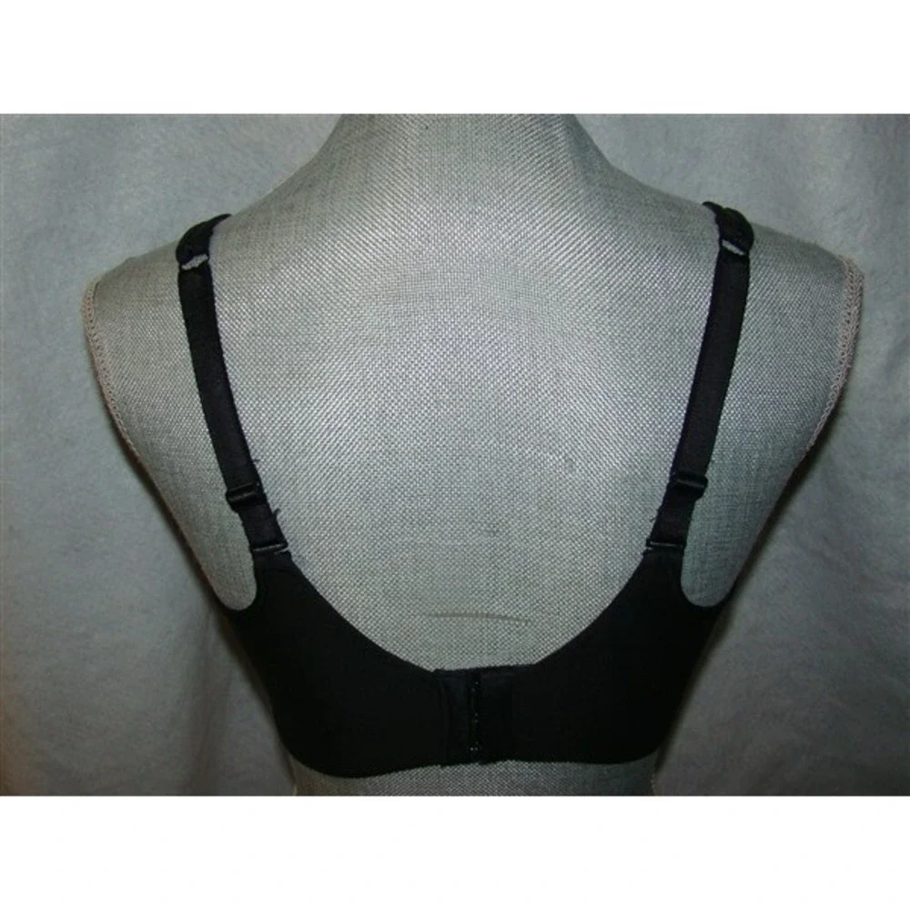 NWOT Bali 38D 1 Smooth U Light Convertible Full-Coverage Bra 3439 Black 109792